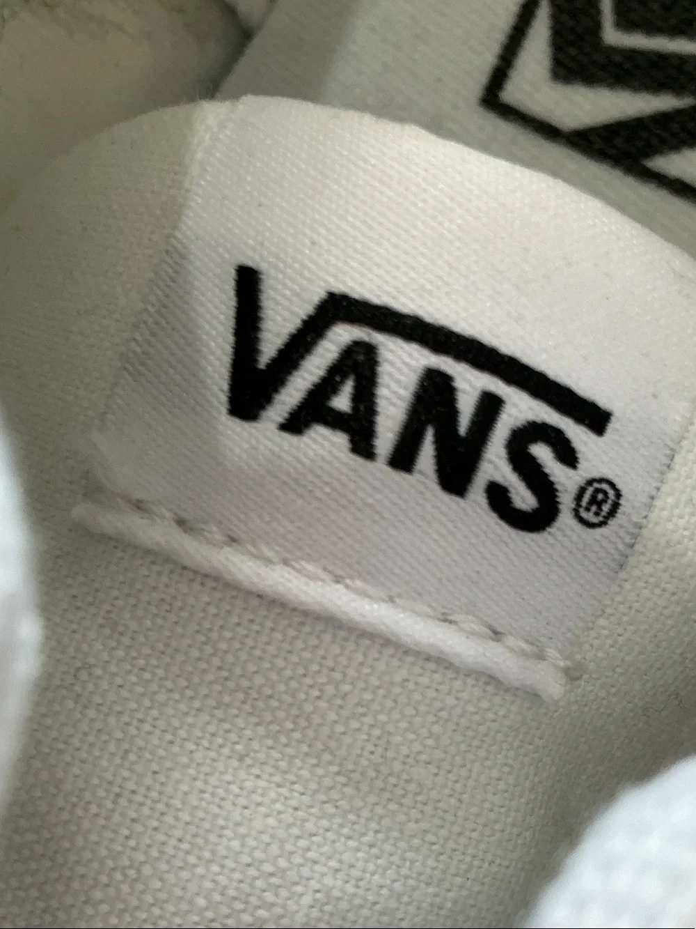 Vans Classic White Canvas Low-Top Sneakers